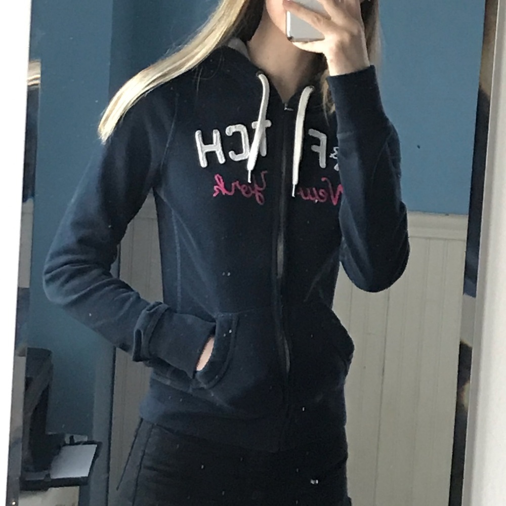 Abercrombie & Fitch zip up sweatshirt